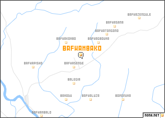 map of Bafwambako