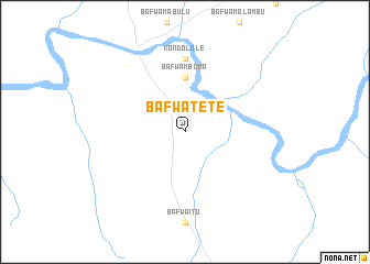 map of Bafwatete