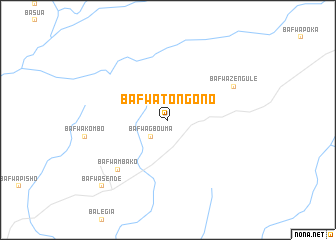 map of Bafwatongono
