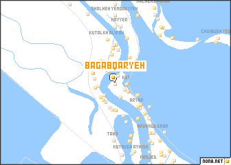 map of Bāgāb Qaryeh