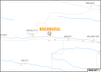 map of Baga-Burul