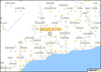 map of Bagacayan