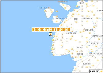 map of Bagacay Catipohan