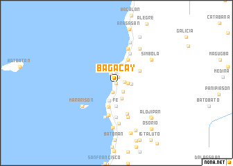 map of Bagacay