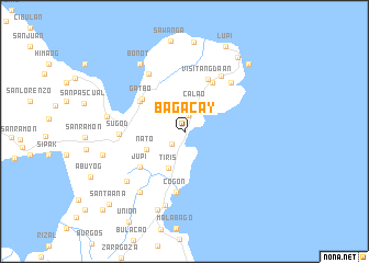 map of Bagacay