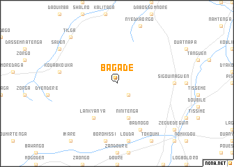 map of Bagadé