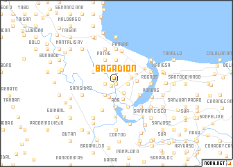 map of Bagadion