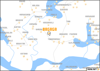 map of Bagaga