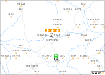 map of Bagaga