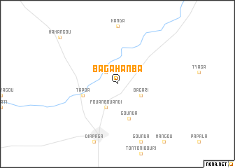 map of Bagahanba