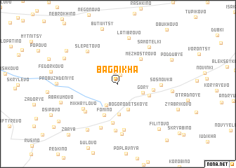 map of Bagaikha