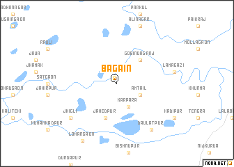 map of Bāgain