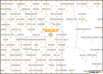 map of Bāgair