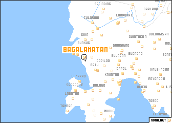 map of Bagalamatan