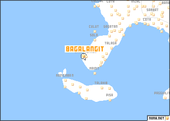 map of Bagalañgit