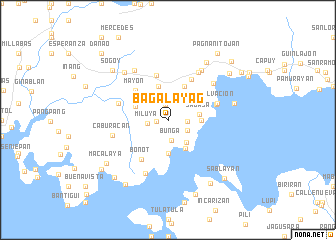 map of Bagalayag