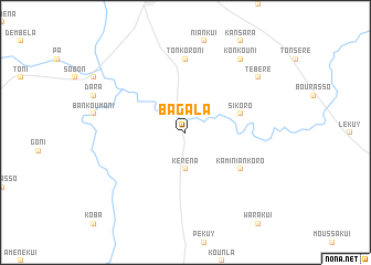 map of Bagala