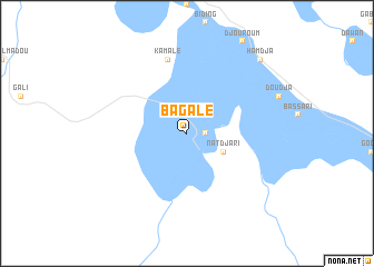 map of Bagalé