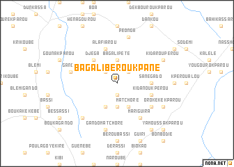 map of Bagalibéroukpané