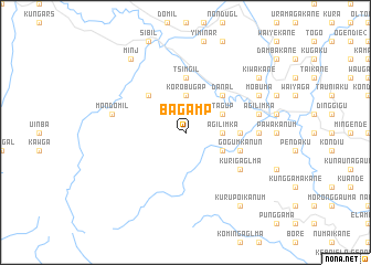 map of Bagamp