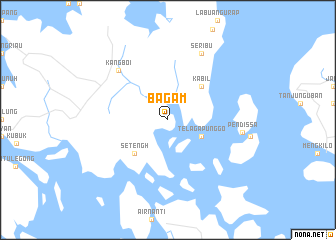 map of Bagam