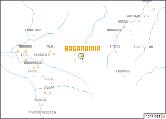 map of Baganainip