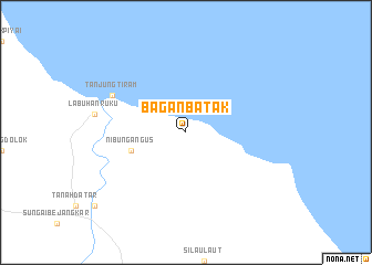 map of Baganbatak
