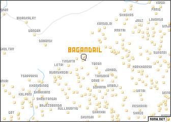 map of Bagandail