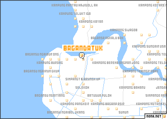 map of Bagan Datuk