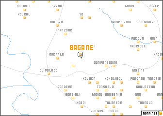 map of Bagané