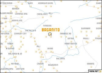 map of Baganito