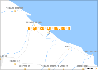 map of Bagan-kualapaguruan