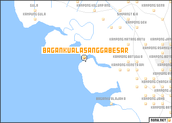 map of Bagan Kuala Sangga Besar