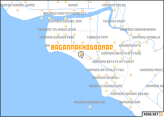 map of Bagan Nakhoda Omar