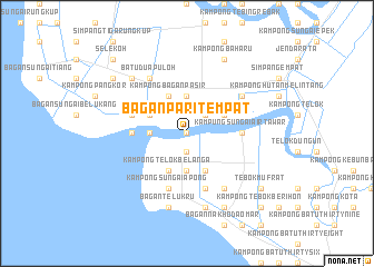 map of Bagan Parit Empat