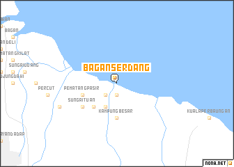 map of Baganserdang