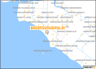 map of Bagan Sungai Pulai