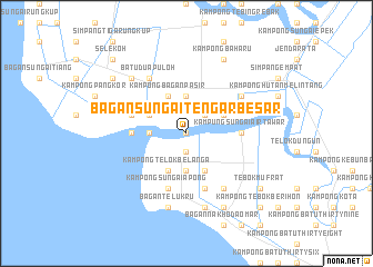 map of Bagan Sungai Tengar Besar