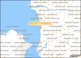 map of Bagan Tambang