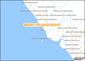 map of Bagan Tanjong Karang