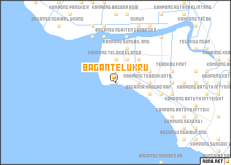 map of Bagan Teluk Ru