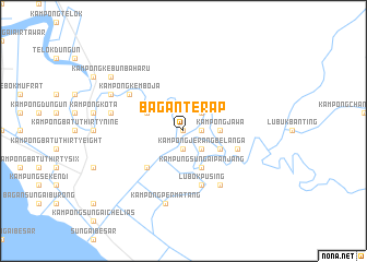 map of Bagan Terap