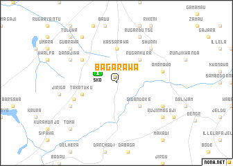 map of Bagarawa