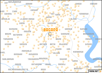 map of Bagārā