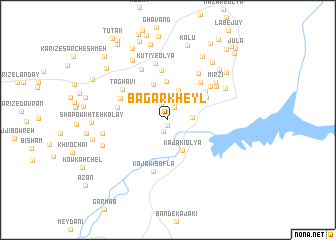 map of Bagār Kheyl