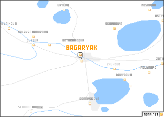 map of Bagaryak