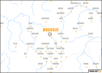 map of Bagasin