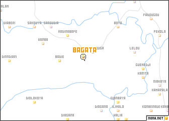 map of Bagata