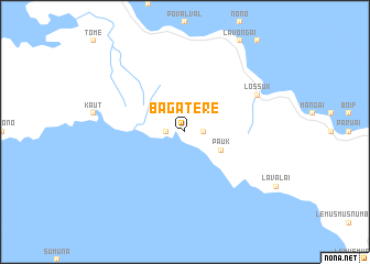 map of Bagatere