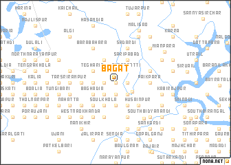 map of Bāgāt